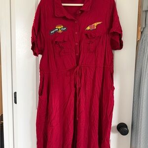 Disney Pixar lightning McQueen dress
